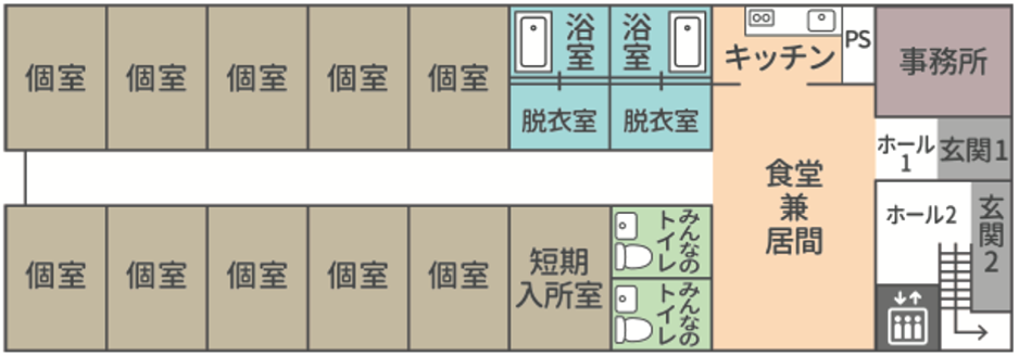 サンライズ春日部 フロアマップ