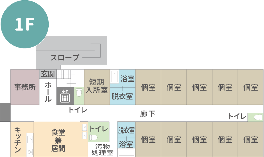 サンライズ越谷 フロアマップ