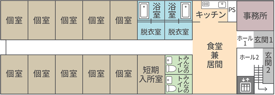 サンライズ吉川 フロアマップ